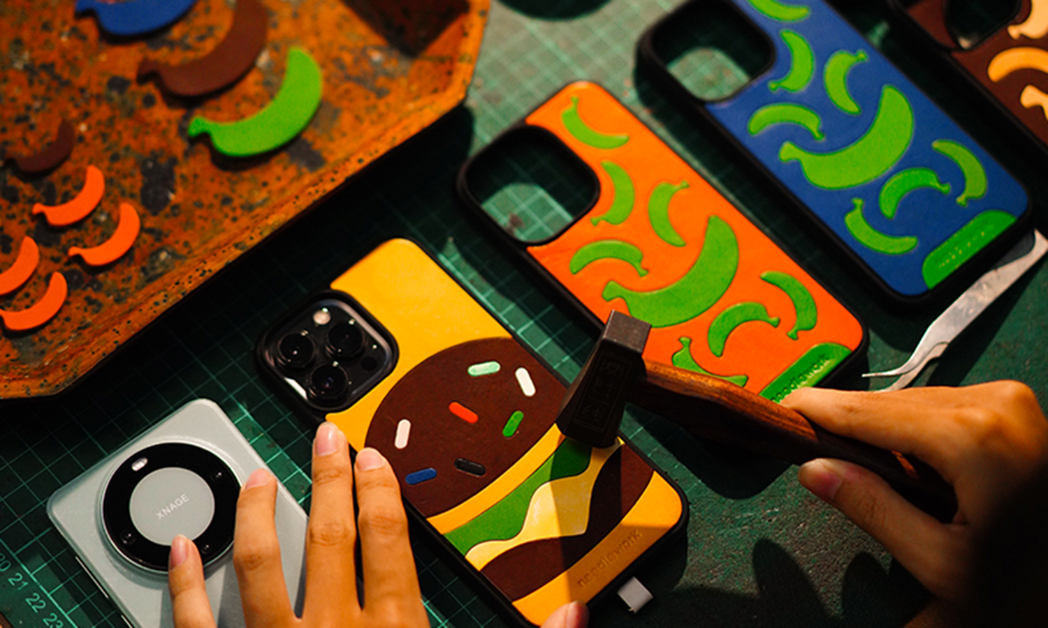 The Reason I Choose Needlework handmade Phone Case
