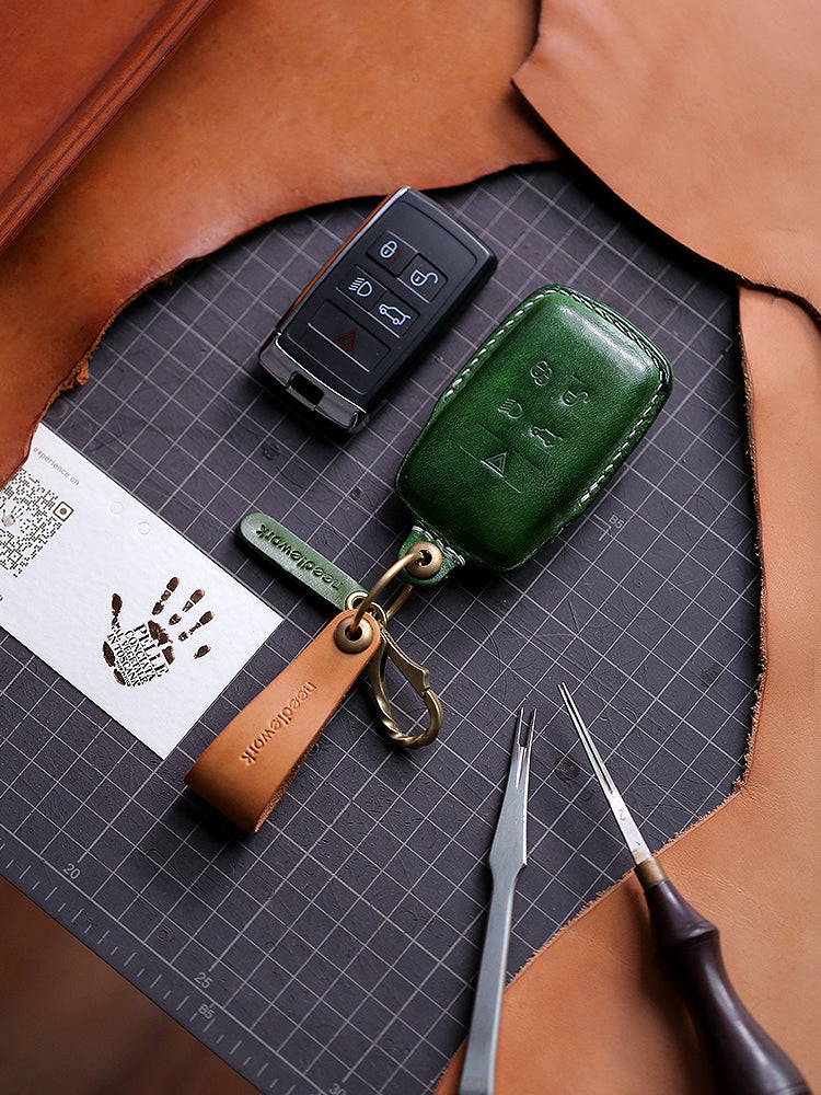 NEEDLEWORK Leather Car Key Cases for LAND ROVER Car