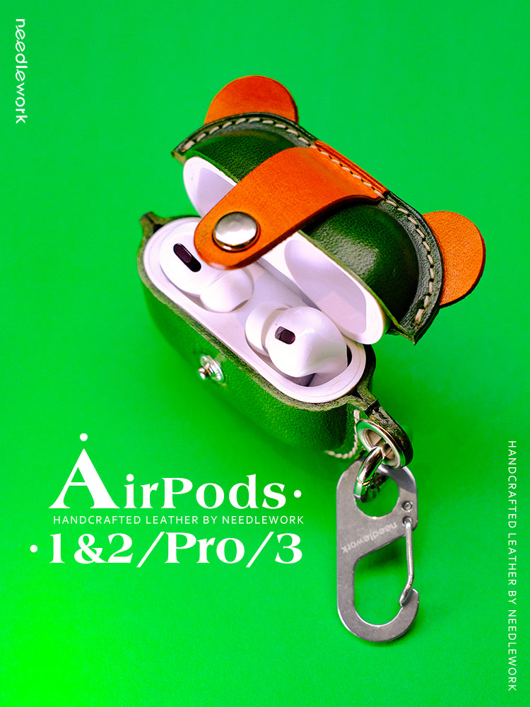 NEEDLEWORK Leather Airpods Cases Mickey Mouse Cartoon Style