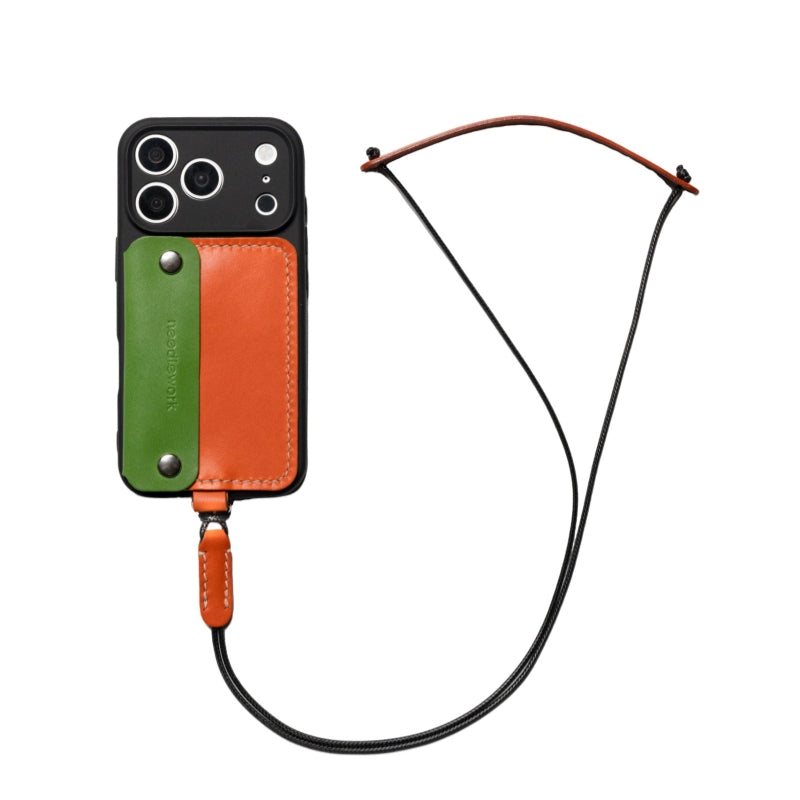 NEEDLEWORK Leather Minimalism Wallet Phone Case for iPhone 17 Pro/Pro Max