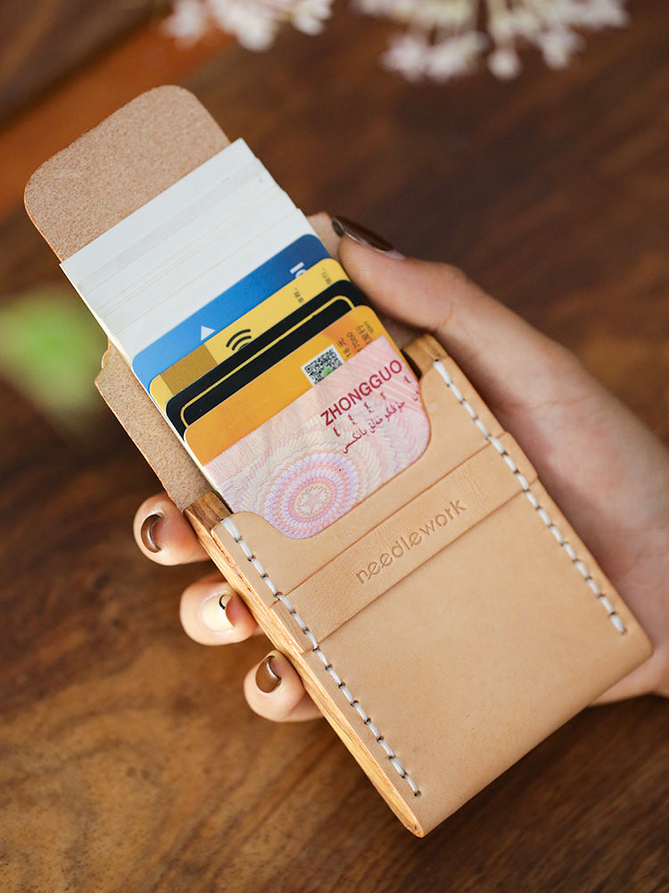 NEEDLEWORK Retro Leather Cigarette cases multifunctional storage bag