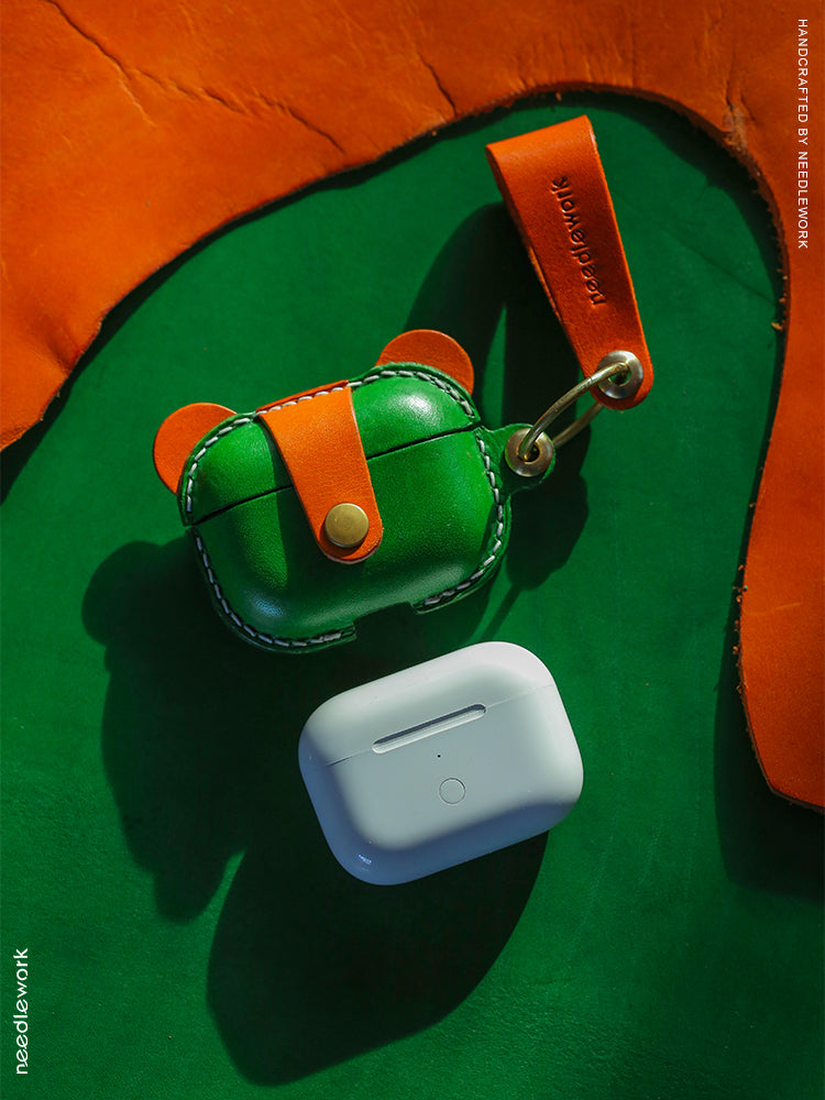 NEEDLEWORK Leather Airpods Cases Mickey Mouse Cartoon Style