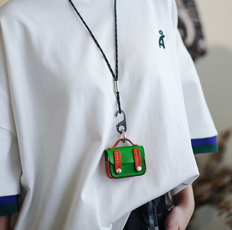 NEEDLEWORK Leather AirPods Cases British Postman Style