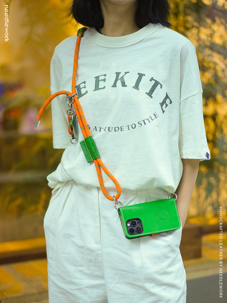 NEEDLEWORK Leather Flip cover wallet phone case for iPhone 11-17