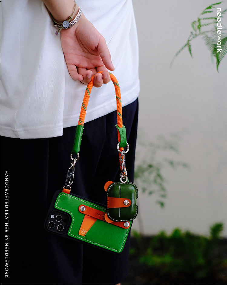 NEEDLEWORK Leather Airpods Cases Mickey Mouse Cartoon Style