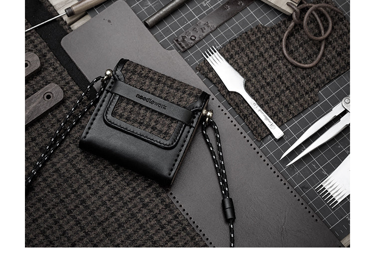NEEDLEWORK Leather vintage phone bag multifunctional storage bag