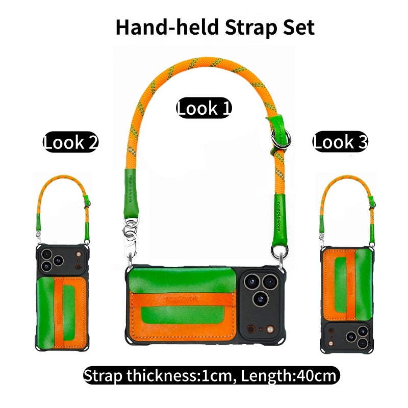 New Arrivals! Needlework iPhone 17 Series Classic Flip cover Wallet/Purse Crossbody phone case