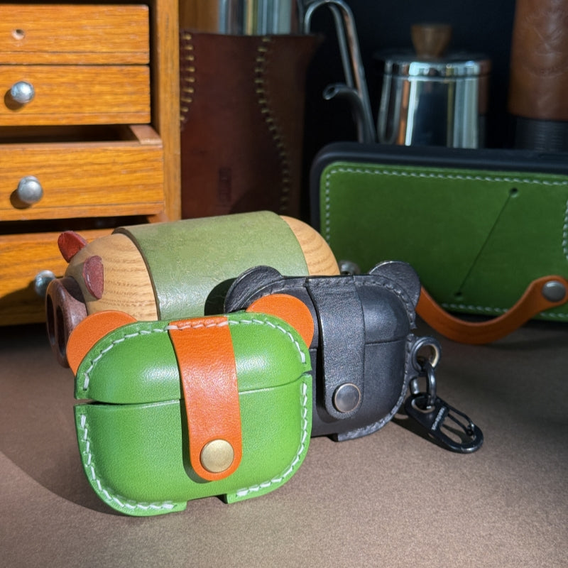 NEEDLEWORK Leather Airpods Cases Mickey Mouse Cartoon Style