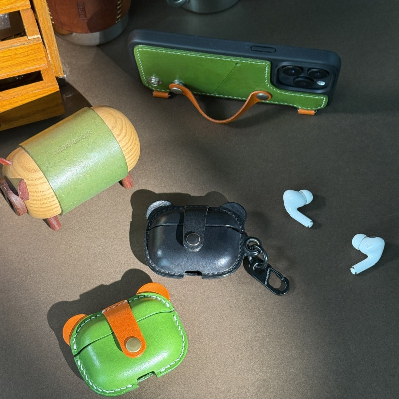 NEEDLEWORK Leather Airpods Cases Mickey Mouse Cartoon Style