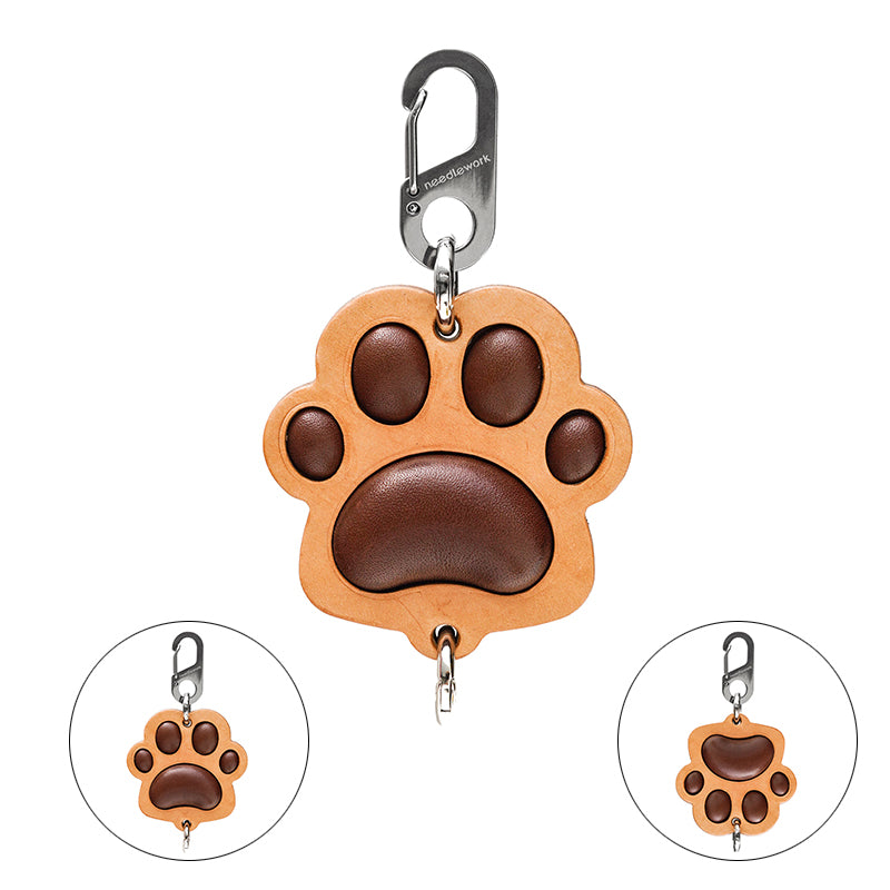 NEEDLEWORK Handcrafted creative cute pet paw pendant