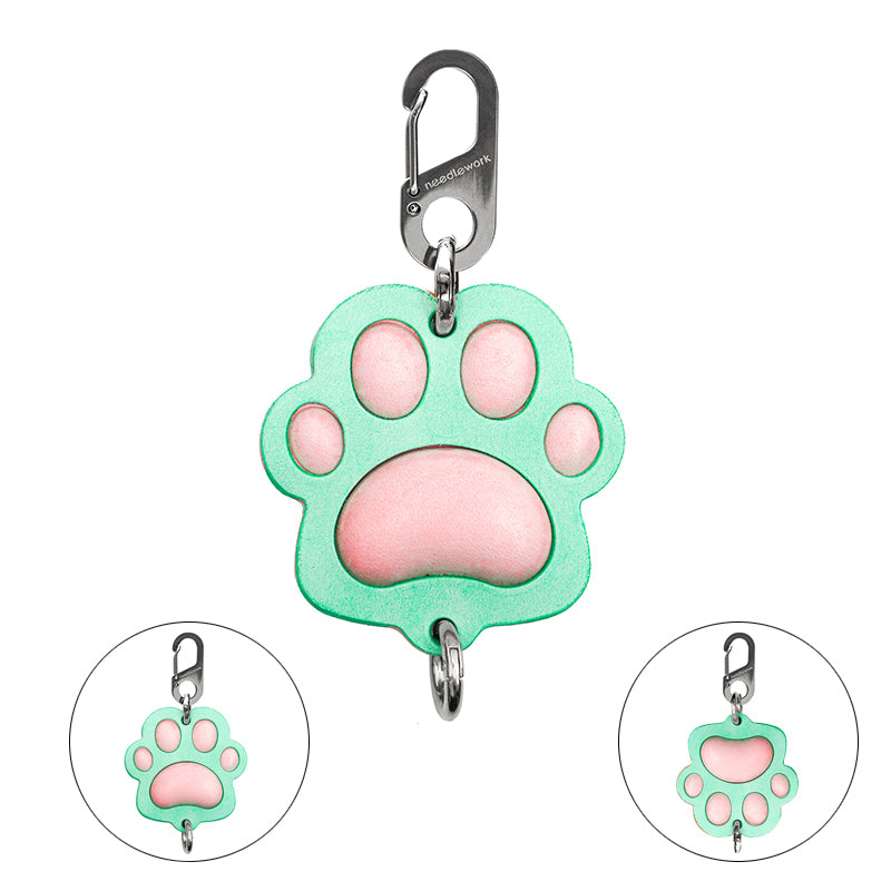 NEEDLEWORK Handcrafted creative cute pet paw pendant