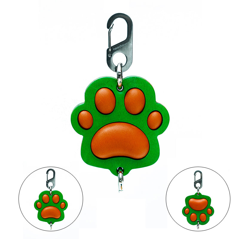 NEEDLEWORK Handcrafted creative cute pet paw pendant
