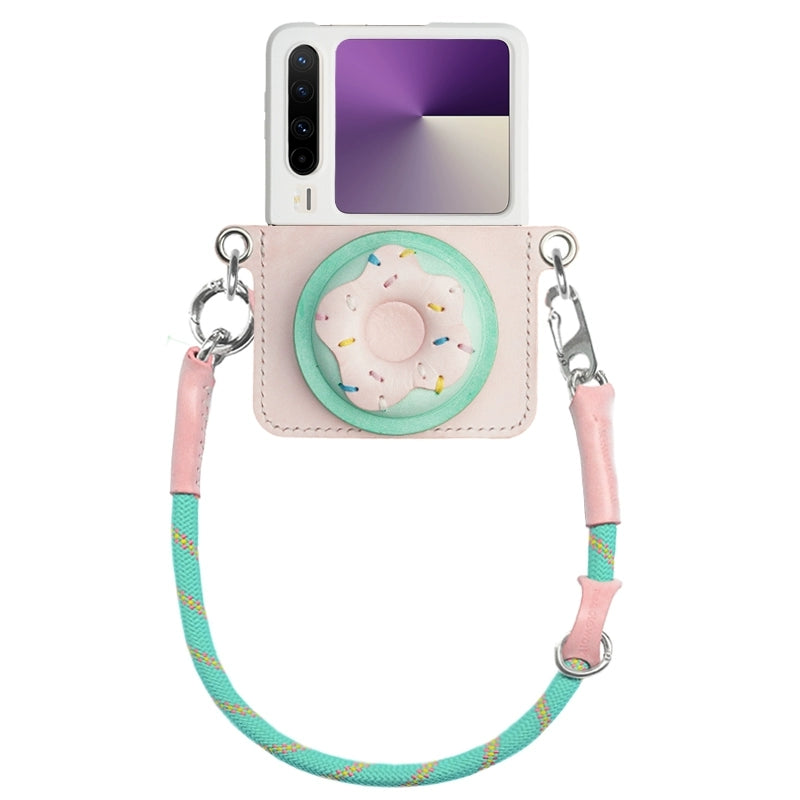 NEEDLEWORK handcrafted leather phone case for Samsung Galaxy Z Flip 6/Flip 7