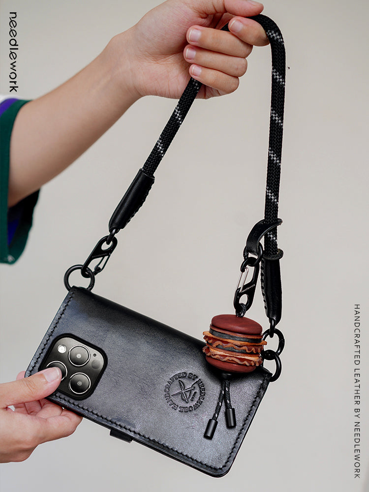 NEEDLEWORK Leather Flip cover wallet phone case for iPhone 11-17