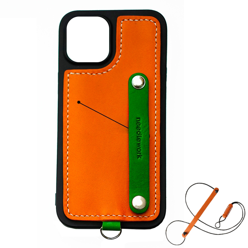NEEDLEWORK Leather card holder phone case for iPhone 11-16