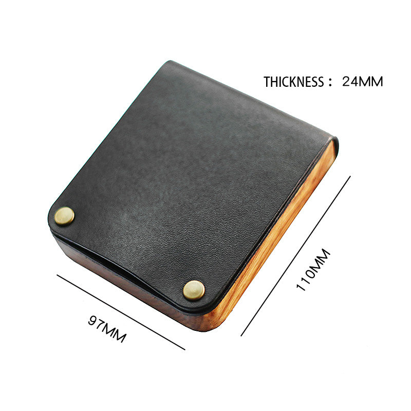 NEEDLEWORK Retro Leather Cigarette cases multifunctional storage bag