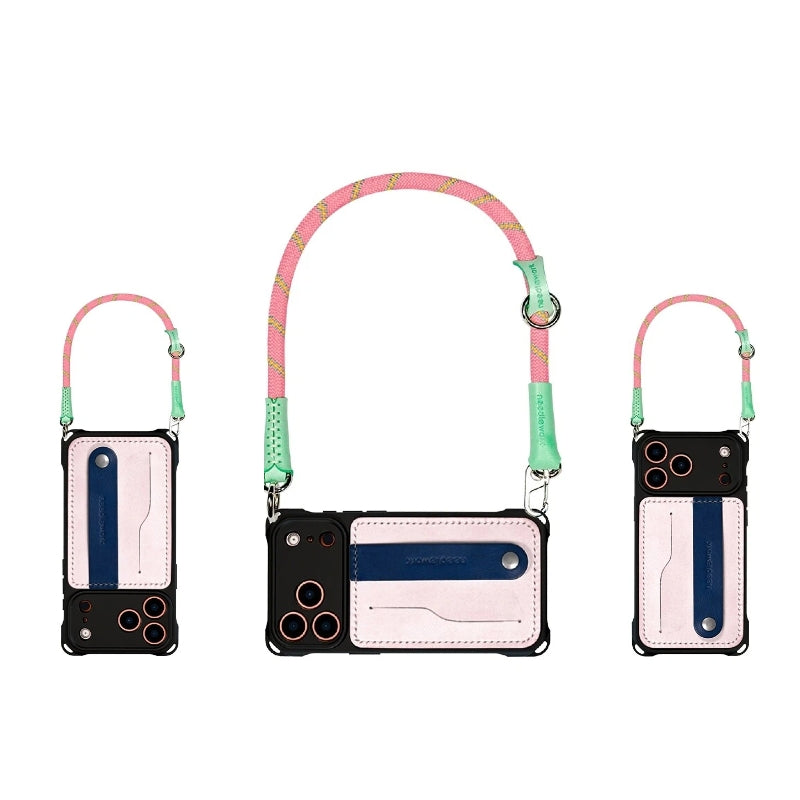 New Arrivals! Needlework iPhone 17 Series card holder phone case