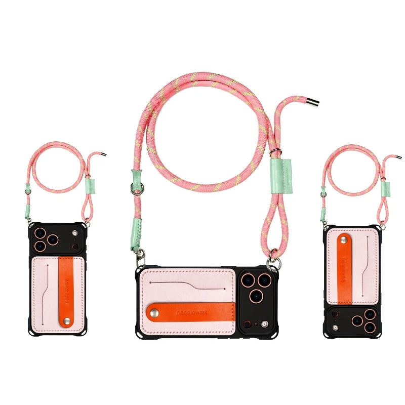 New Arrivals! Needlework iPhone 17 Series card holder phone case