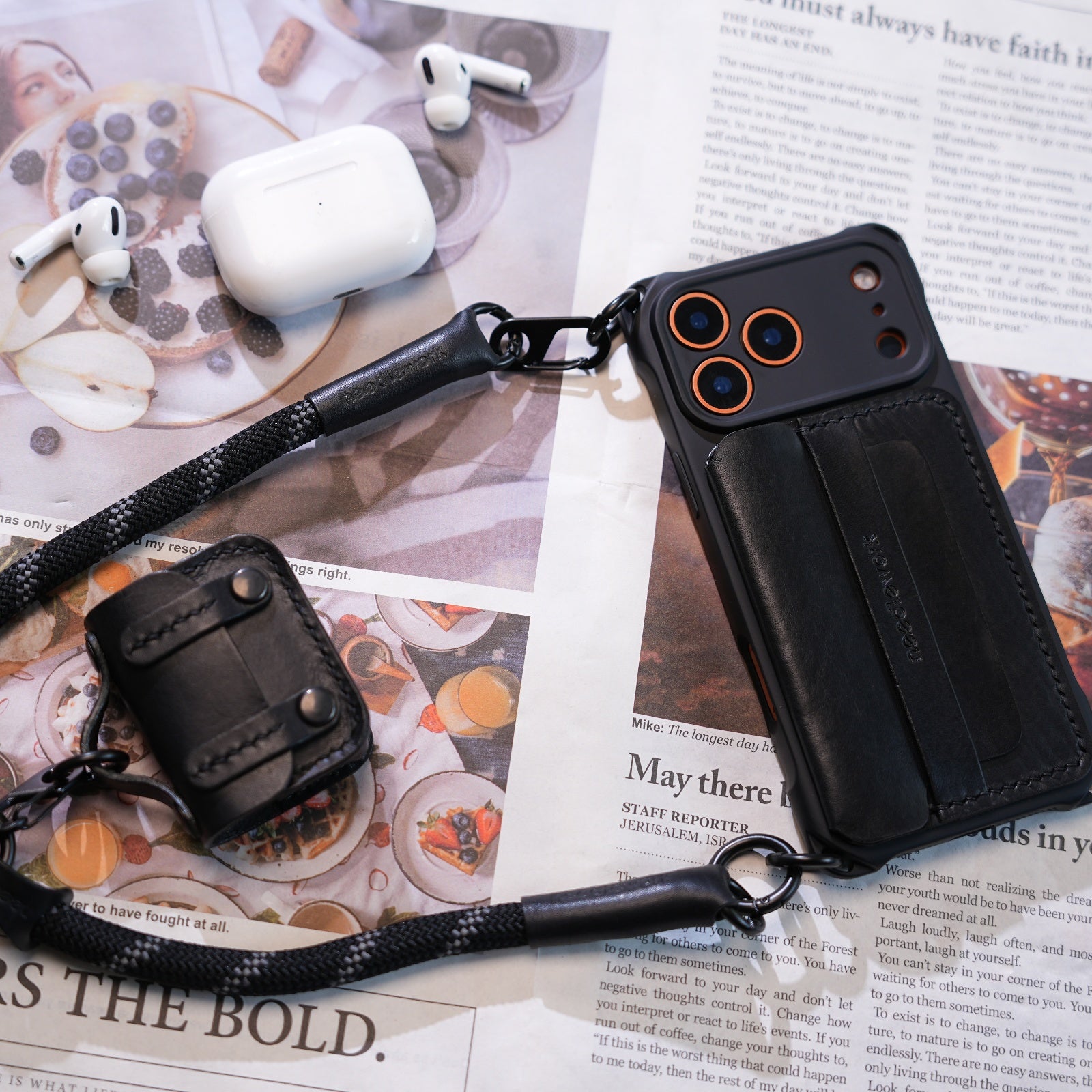 New Arrivals! Needlework iPhone 17 Series Classic Flip cover Wallet/Purse Crossbody phone case