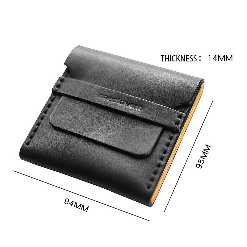 NEEDLEWORK Retro Leather Cigarette cases multifunctional storage bag