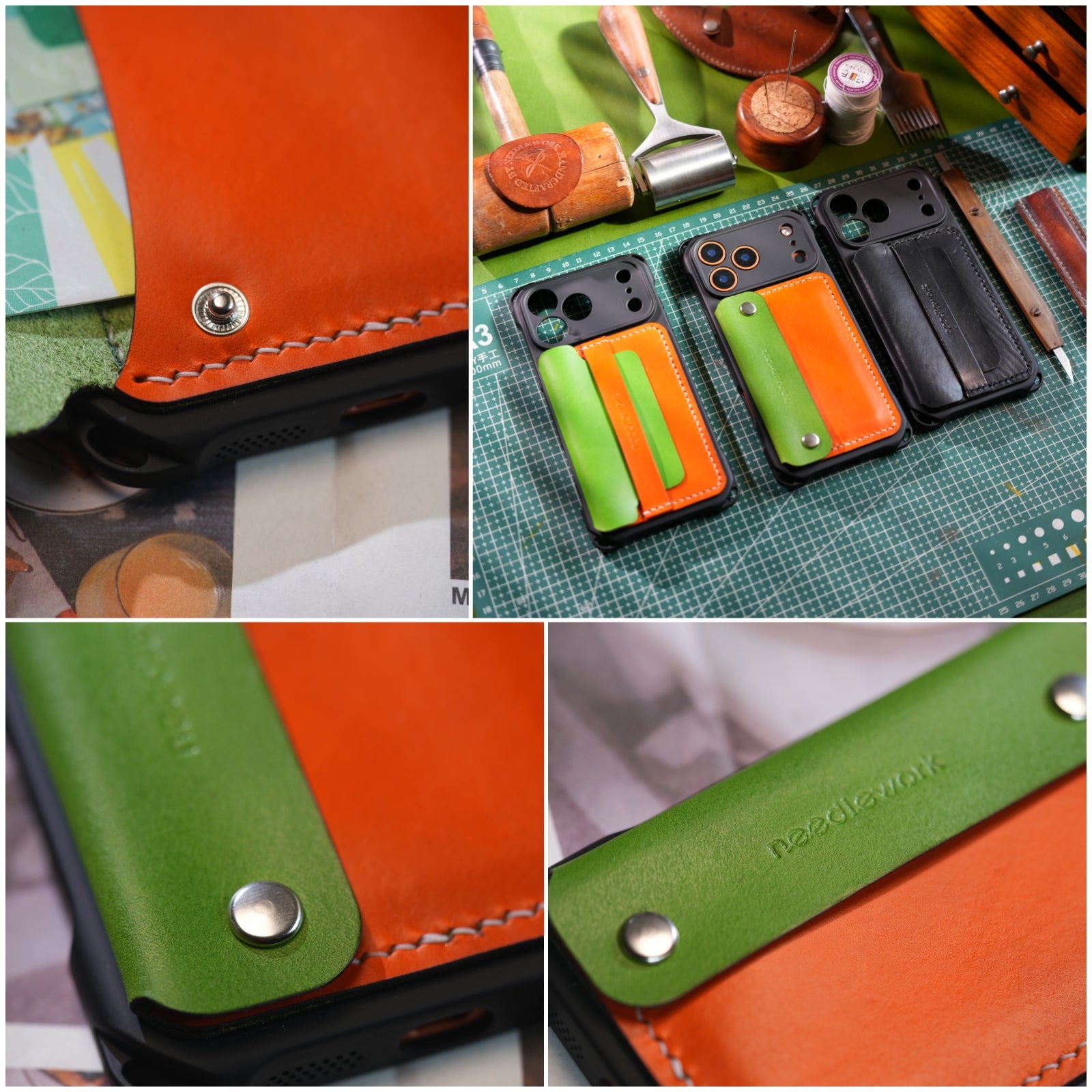 New Arrivals! Needlework iPhone 17 Series Wallet/Purse Crossbody phone case