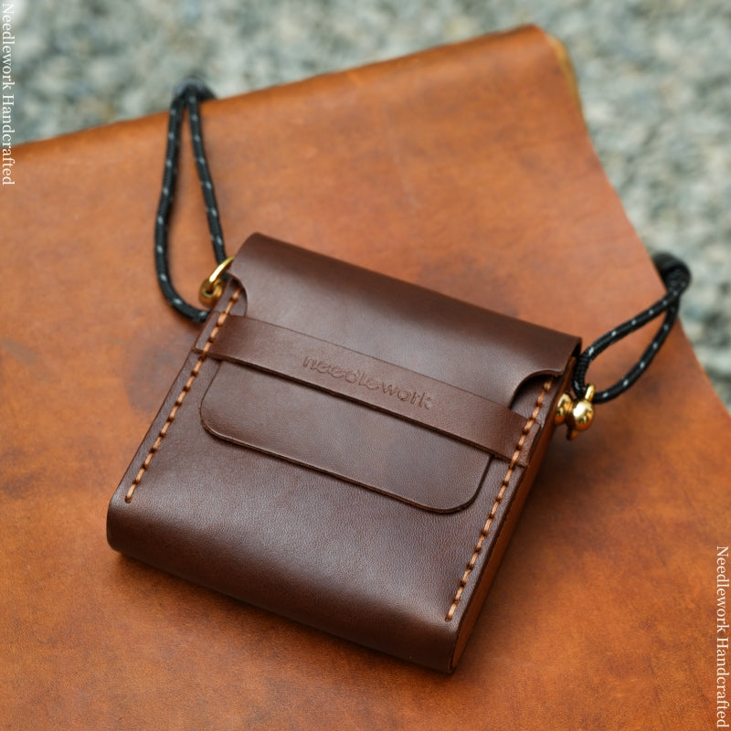 NEEDLEWORK Minimalist style Leather phone bag multifunctional storage bag
