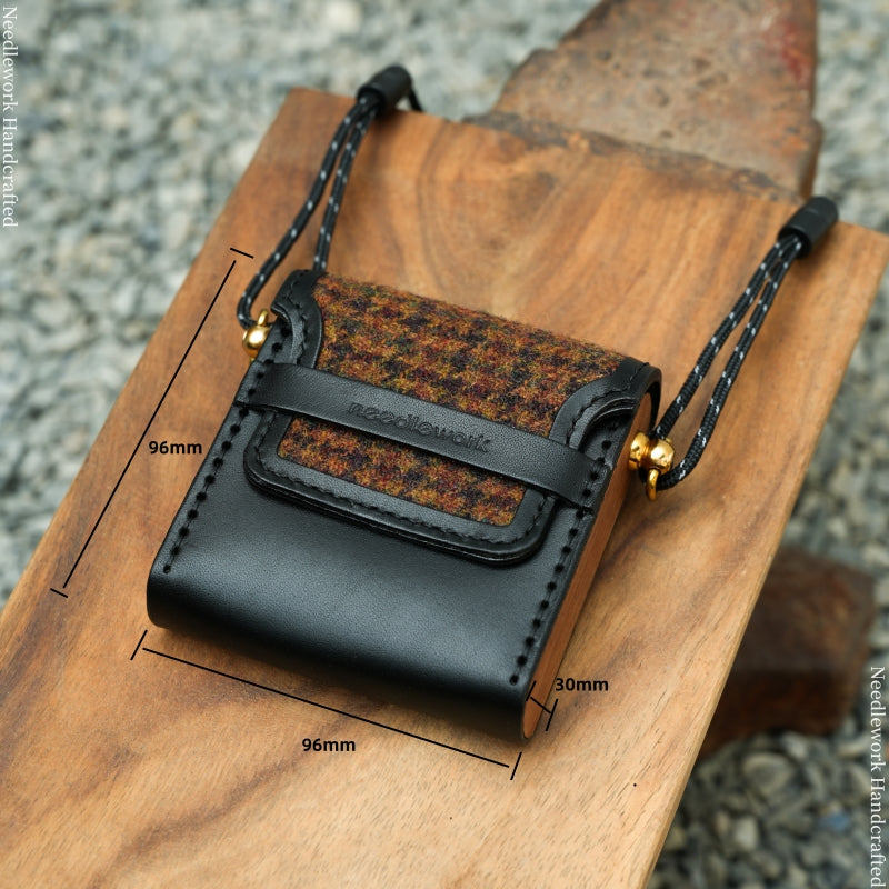 NEEDLEWORK Leather vintage phone bag multifunctional storage bag