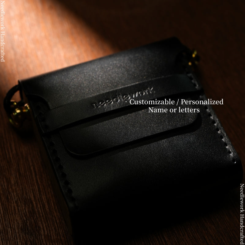 NEEDLEWORK Minimalist style Leather phone bag multifunctional storage bag