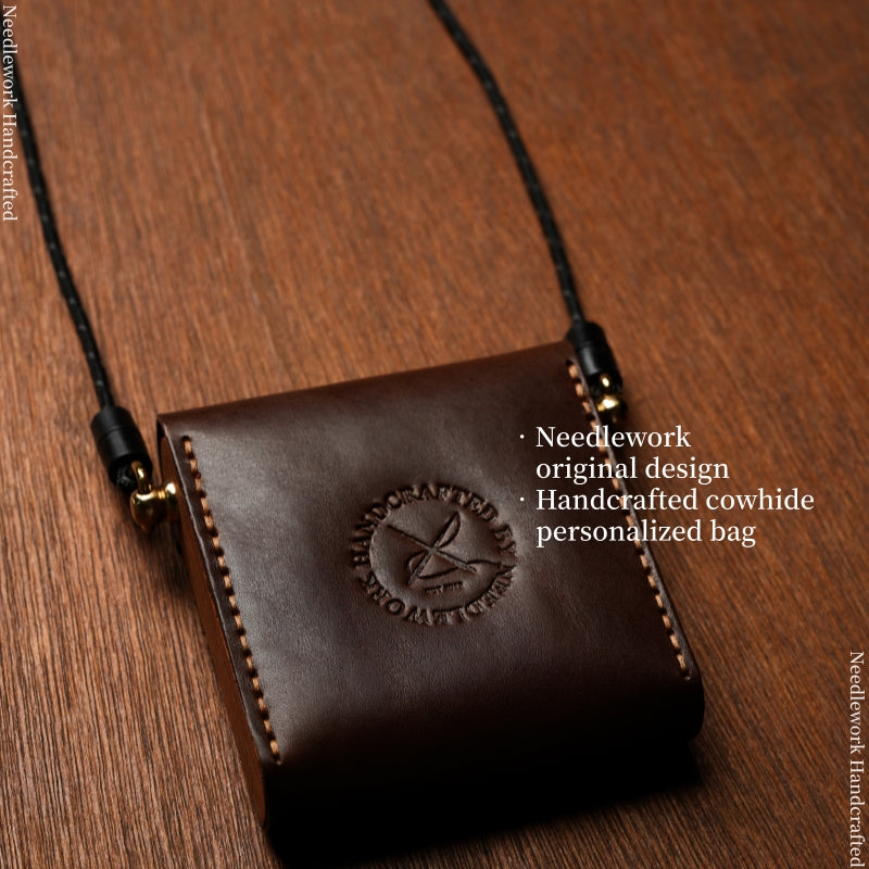 NEEDLEWORK Minimalist style Leather phone bag multifunctional storage bag