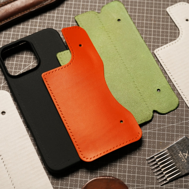 NEEDLEWORK Leather Purse Phone Case for iPhone 11-16 with Strap