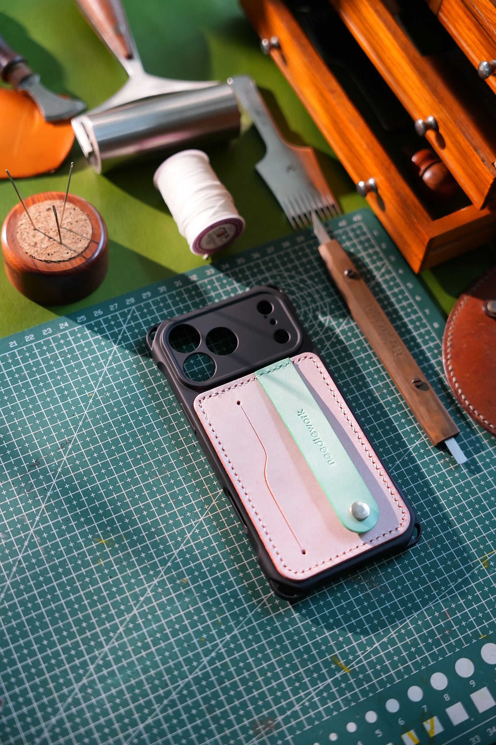New Arrivals! Needlework iPhone 17 Series card holder phone case