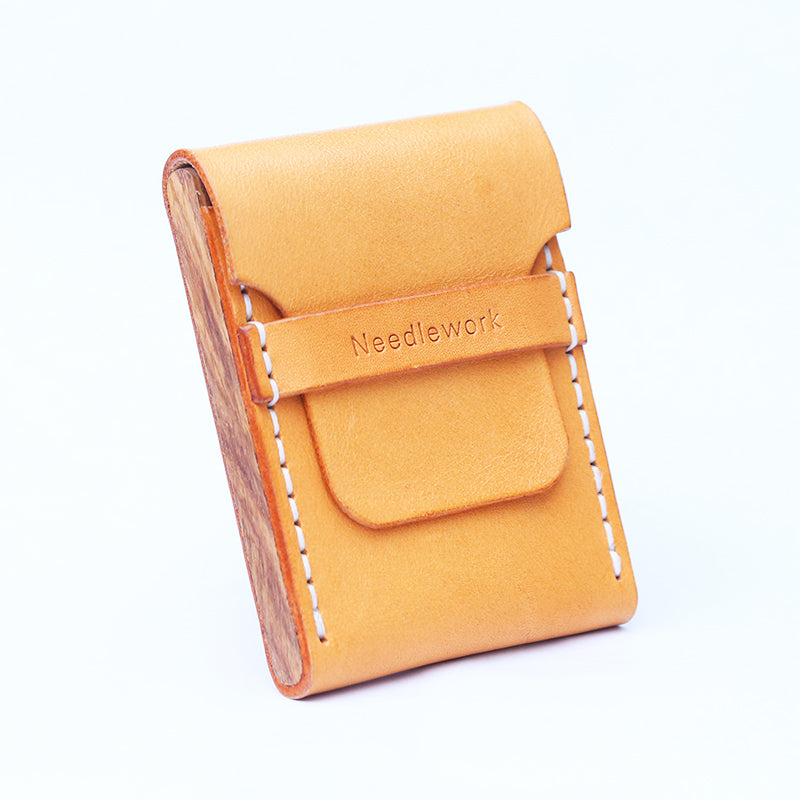 NEEDLEWORK Retro Leather Cigarette cases multifunctional storage bag