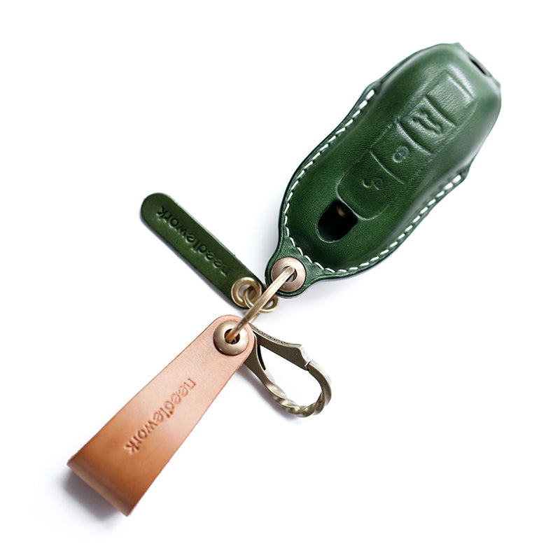 NEEDLEWORK Leather Car Key Cases for Macan Panamera Cayenne