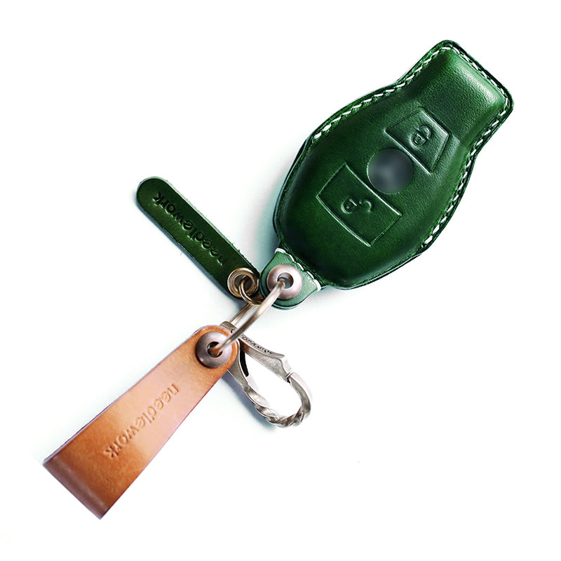 NEEDLEWORK Leather Car Key Cases for Mercedes-Benz Maybach