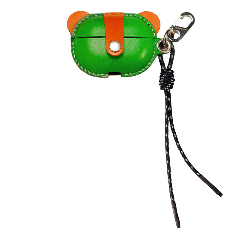 NEEDLEWORK Handcrafted Leather Freebuds pro/ Freeclip Earphone Cases Mickey Mouse Cartoon Style