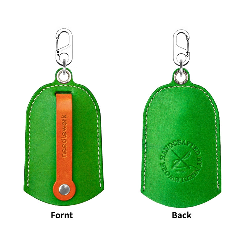 NEEDLEWORK Handcrafted Leather Keychain Universal fit Car Key Cover