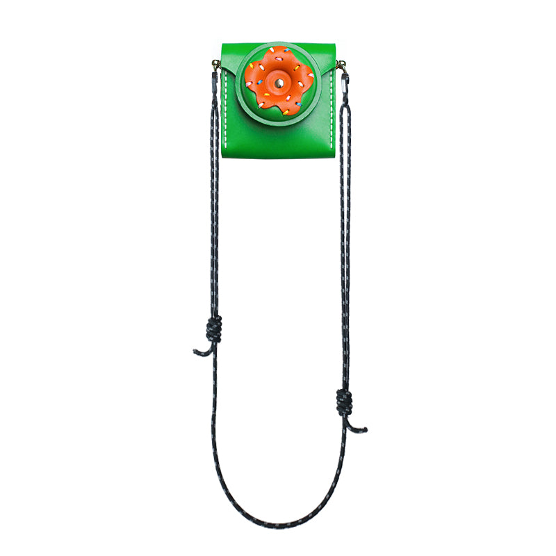 NEEDLEWORK Leather Donut phone bag for all phone models