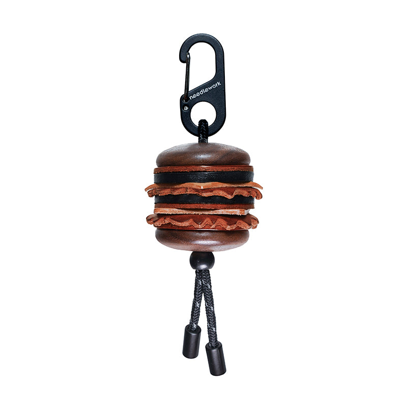 NEEDLEWORK Handcrafted  creative cute hamburger pendant