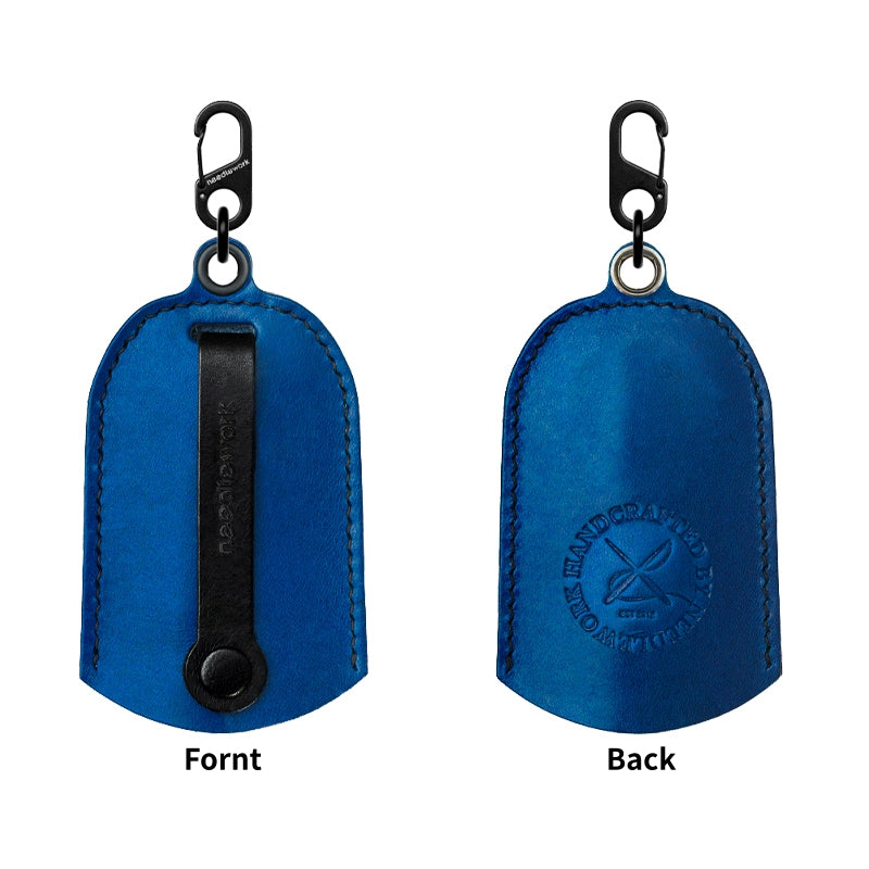 NEEDLEWORK Handcrafted Leather Keychain Universal fit Car Key Cover