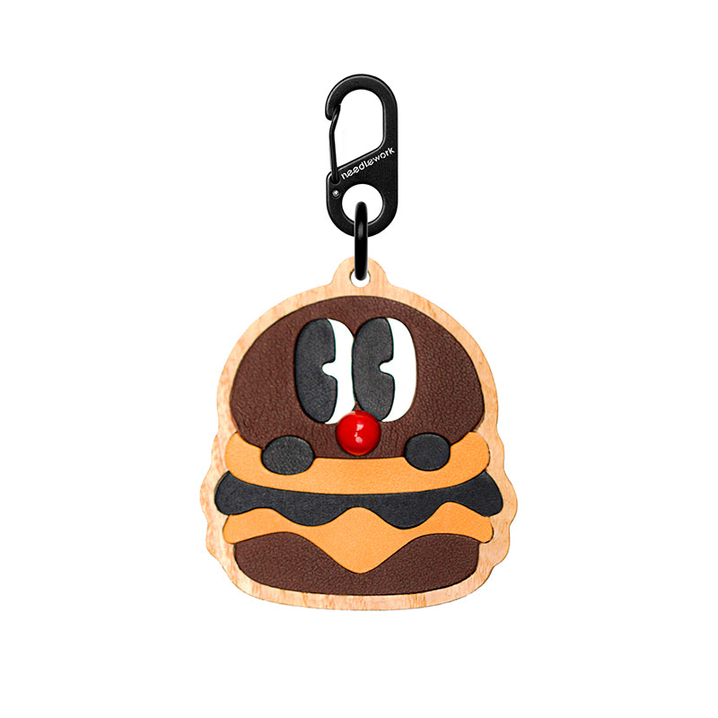 NEEDLEWORK Handcrafted coffee themed pendant/keychain