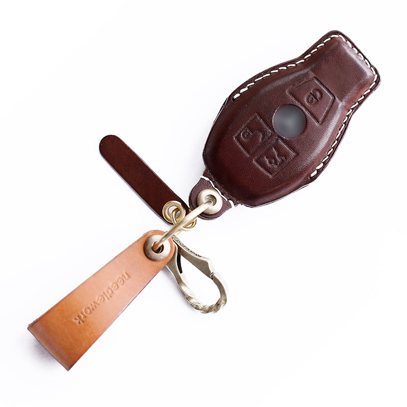 NEEDLEWORK Leather Car Key Cases for Mercedes-Benz Maybach