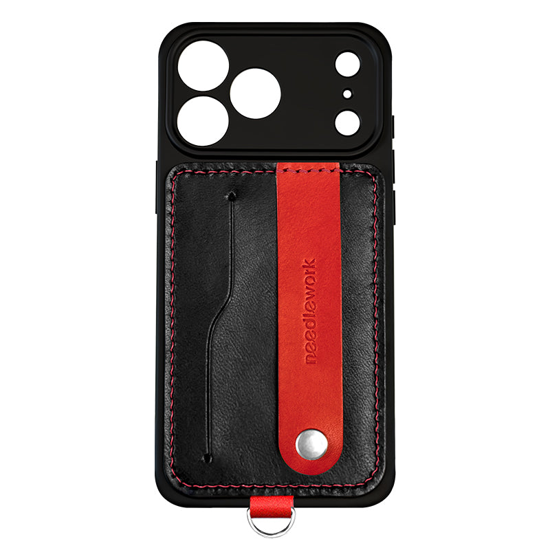 NEEDLEWORK Leather card holder phone case for iPhone 11-17