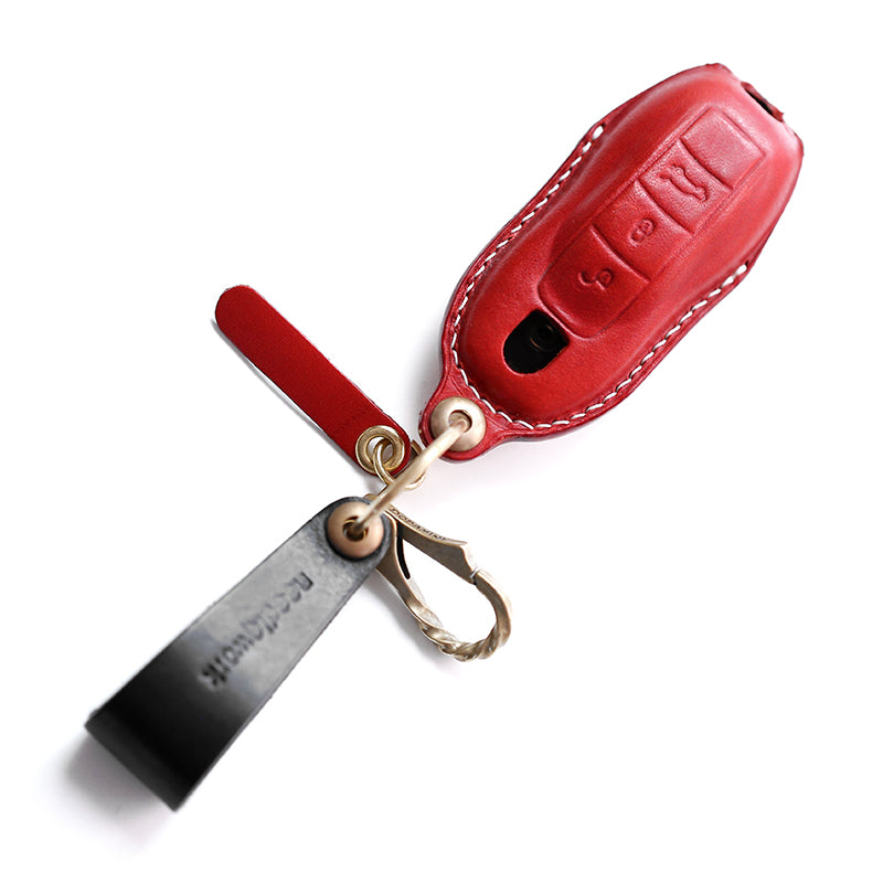 NEEDLEWORK Leather Car Key Cases for Macan Panamera Cayenne