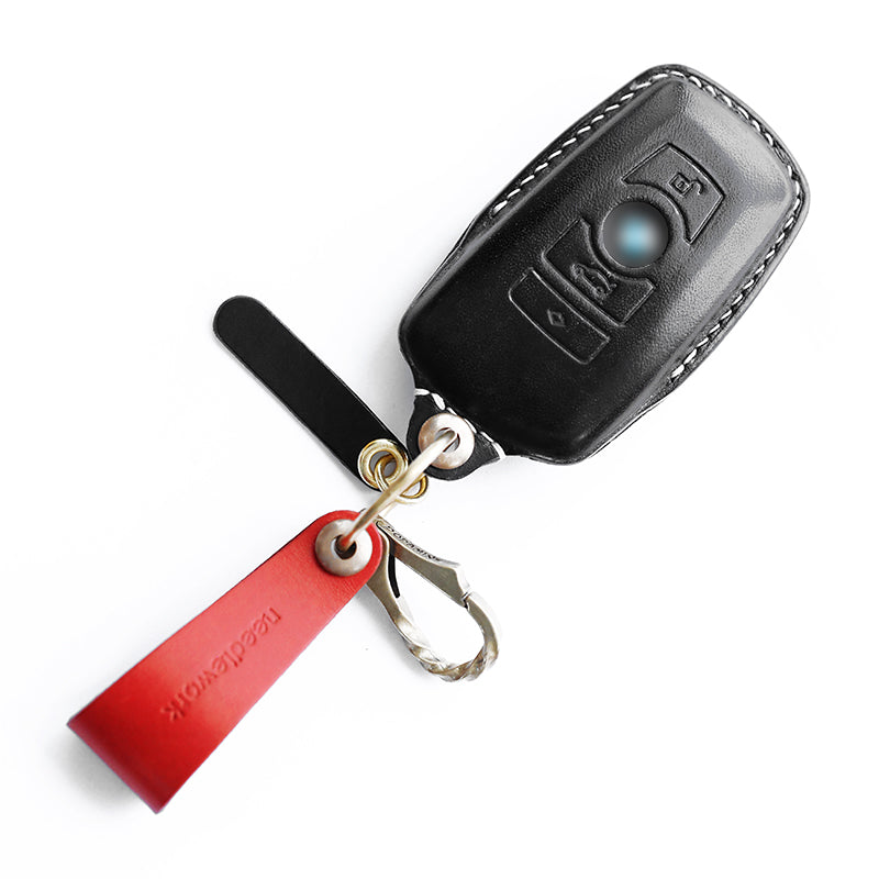 NEEDLEWORK Leather Car Key Cases for BavarianMotoWork(BMW) Car