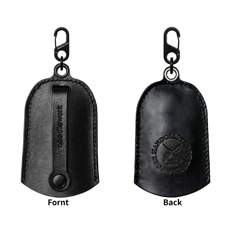 NEEDLEWORK Handcrafted Leather Keychain Universal fit Car Key Cover