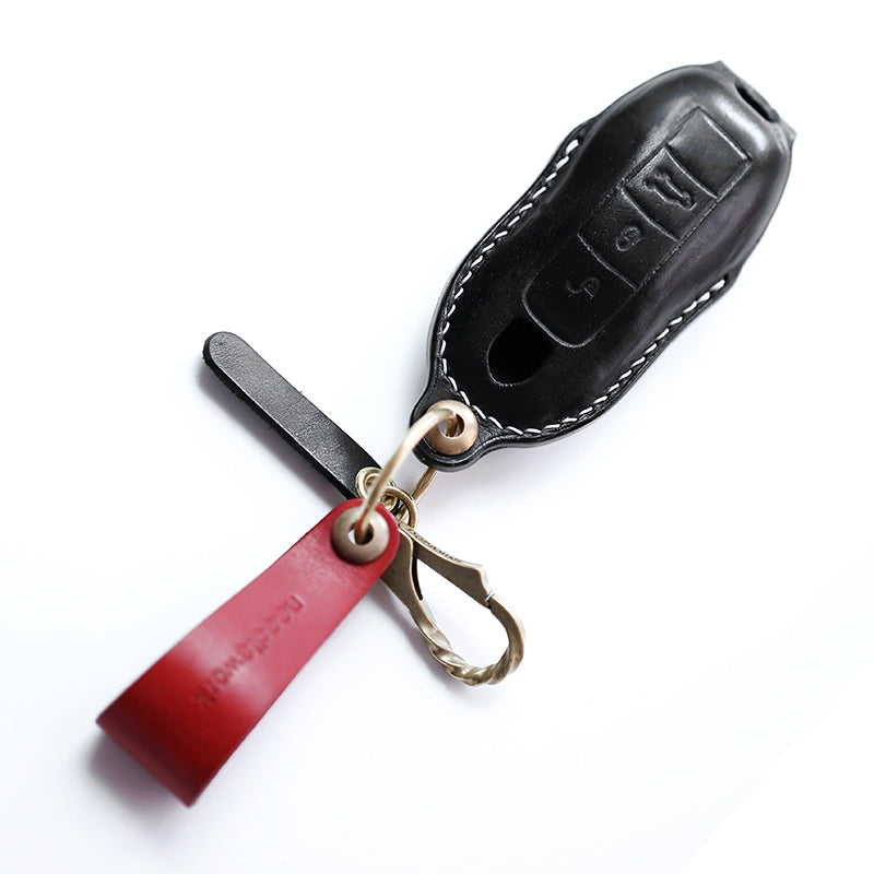 NEEDLEWORK Leather Car Key Cases for Macan Panamera Cayenne