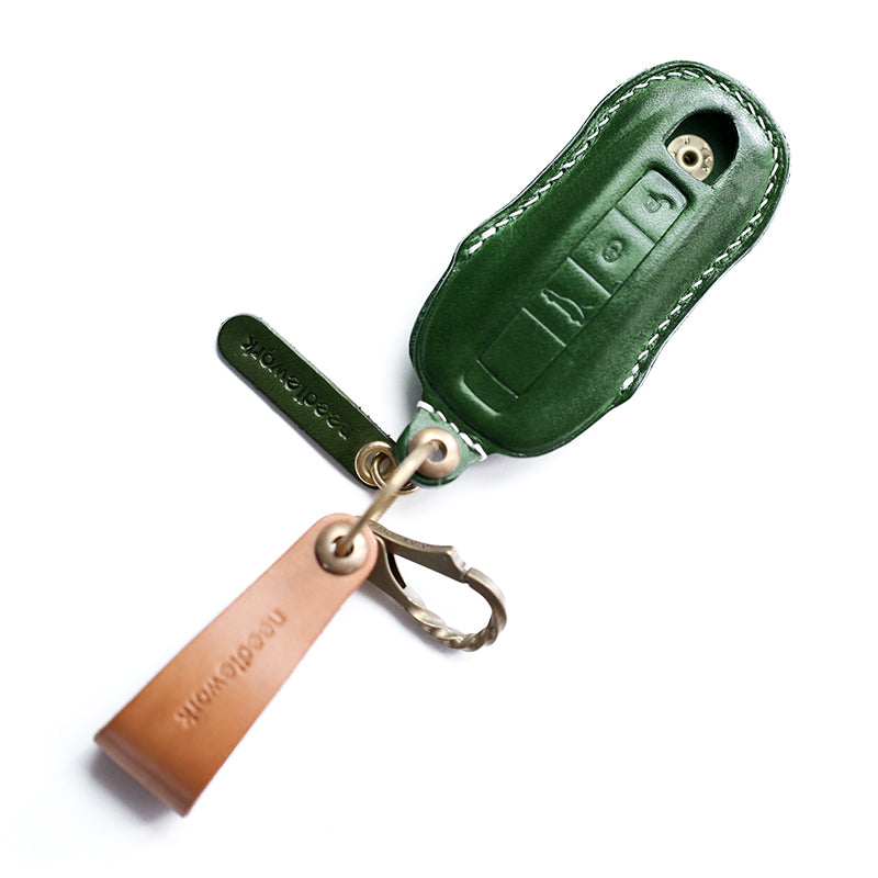 NEEDLEWORK Leather Car Key Cases for Macan Panamera Cayenne