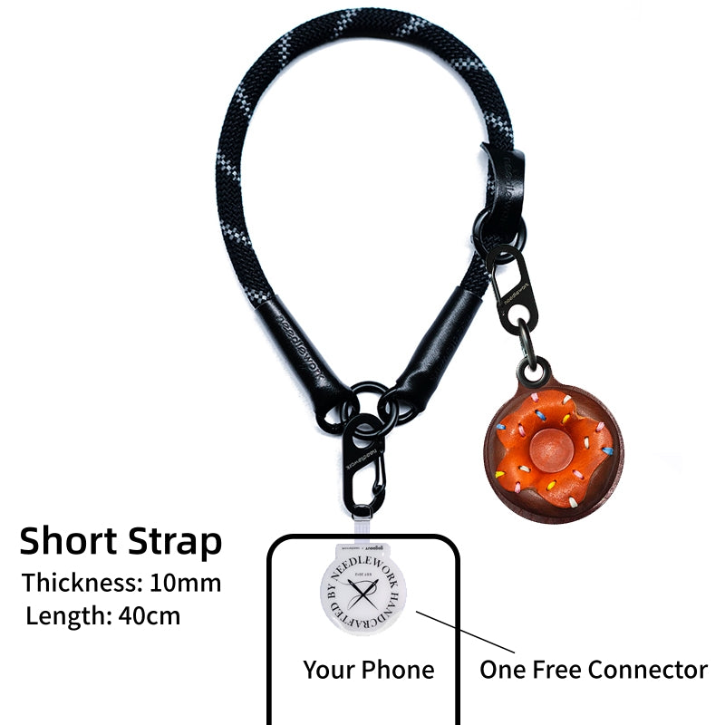 NEEDLEWORK Handcrafted creative cute donuts pendant