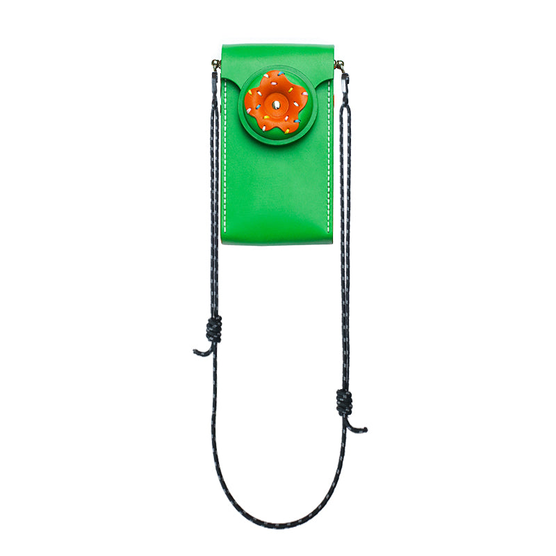 NEEDLEWORK Leather Donut phone bag for all phone models
