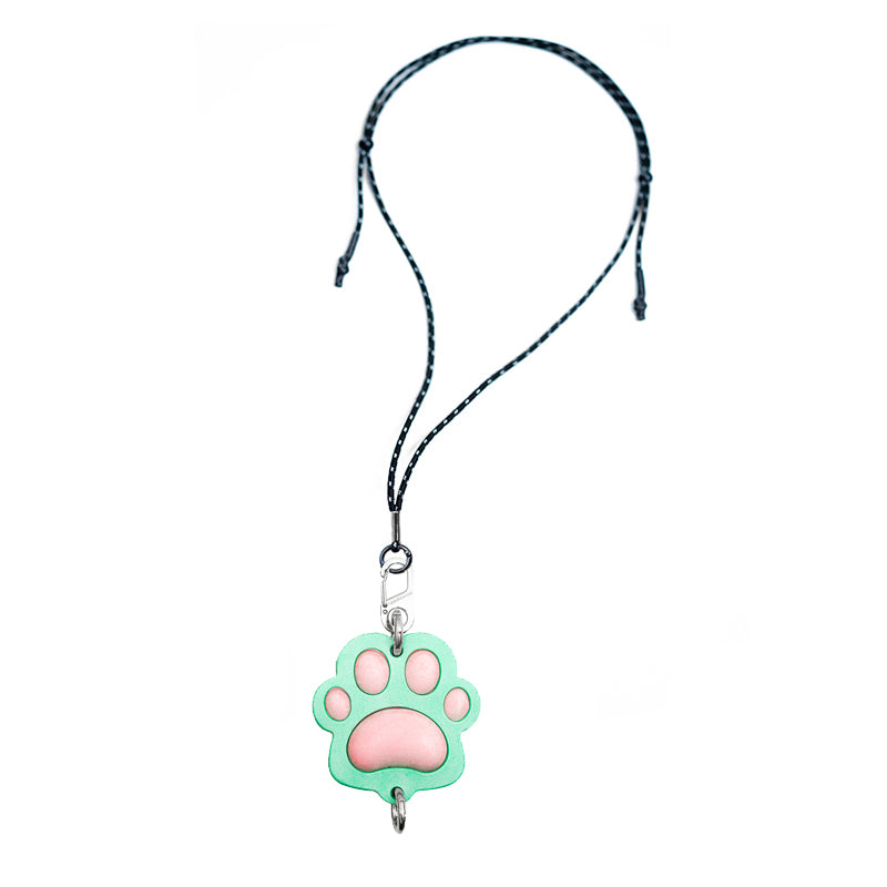 NEEDLEWORK Handcrafted creative cute pet paw pendant
